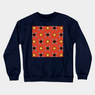 Sun pattern (sun pattern antava, floral, sun pattern redbubble and sun pattern artist) Crewneck Sweatshirt